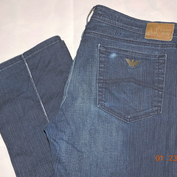 indigo armani jeans